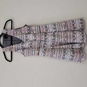 Greylin Multicolor Patterned Midi Dress